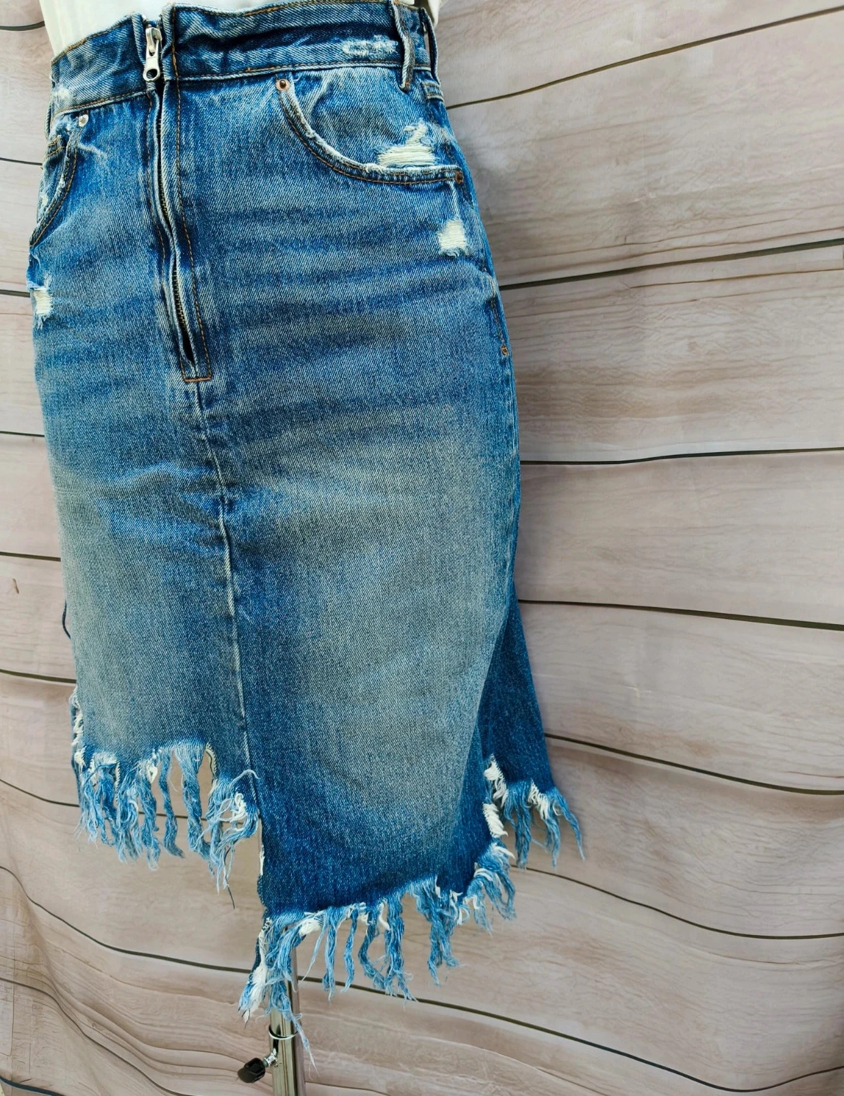TRF Denim Skirt (Zara) IXD Makers – Size XS 💜 – photo 4